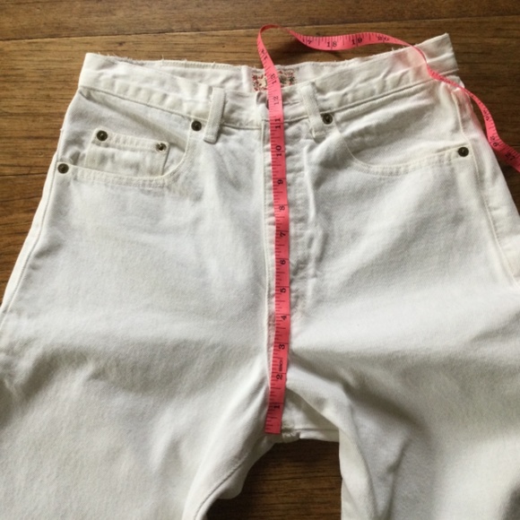 Vintage For Joseph High Rise “Colette” Jean 29 White - Picture 8 of 12